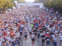 Marathon start line