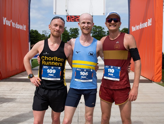 Edinburgh Marathon 2023 - top 3 men